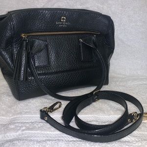 Kate Spade, black leather purse